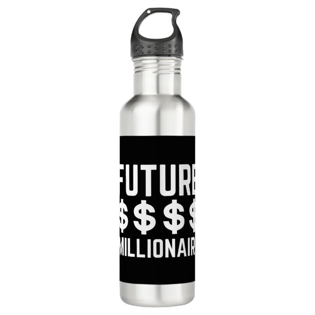Future Millionaire 710 Ml Water Bottle (Front)