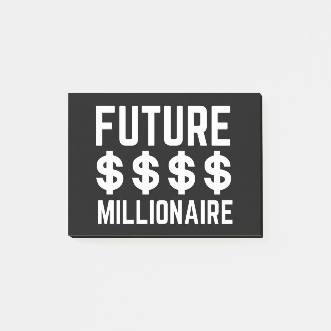 Future Millionaire Post-it Notes (Front)