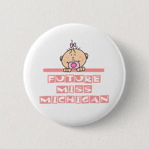 Future Miss Michigan 6 Cm Round Badge