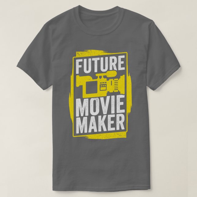 Future Movie Maker Filmmaking Film Director Gift  T-Shirt (Design Front)