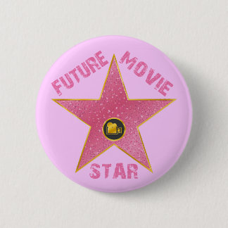 FUTURE MOVIE STAR 6 CM ROUND BADGE