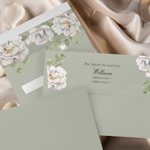 Future Mr and Mrs Custom Name Return Address Envelope