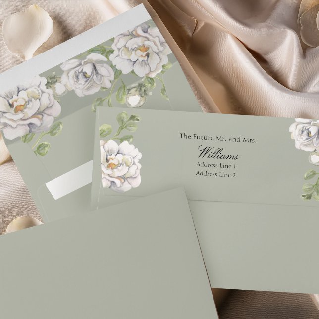 Future Mr and Mrs Custom Name Return Address Envelope (Creator Uploaded)