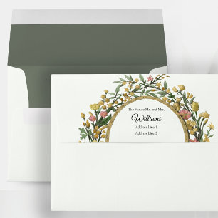 Future Mr and Mrs Custom Name Return Address Envelope