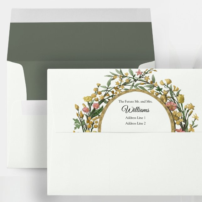Future Mr and Mrs Custom Name Return Address Envelope (Creator Uploaded)