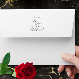 Future Mr and Mrs Wedding Invitation Envelope
