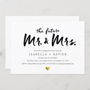 Future Mr. & Mrs.   Engagement Party Invite