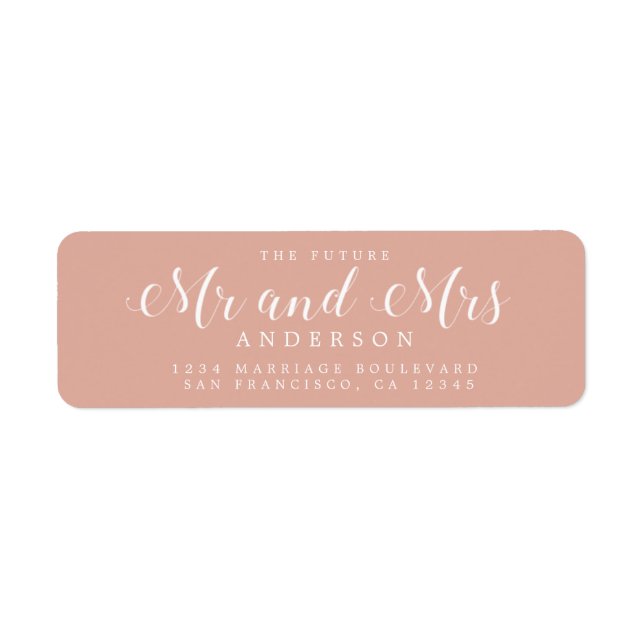  Future Mr Mrs Script Dusty Pink (Front)