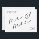Future Mr & Mrs Script Photo B/W Save the Date<br><div class="desc">We are always adding new designs daily!</div>