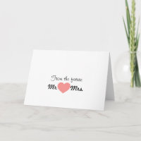 Future Mr. & Mrs. Thank you note