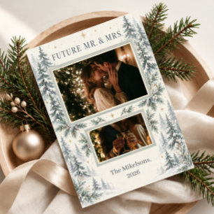 Future Mr. & Mrs. Winter Photo Holiday Card