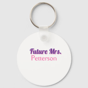 Future Mrs add namebride wedding bachelorette part Key Ring