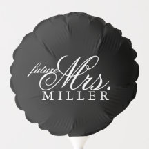 future Mrs Bridal Shower Black