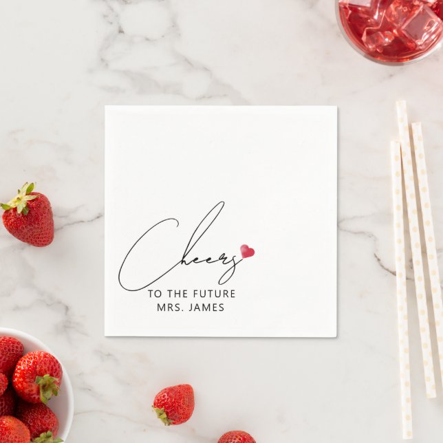 Future Mrs bridal shower napkins (Insitu)