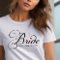 Future Mrs. Bride Black Custom Script Wedding