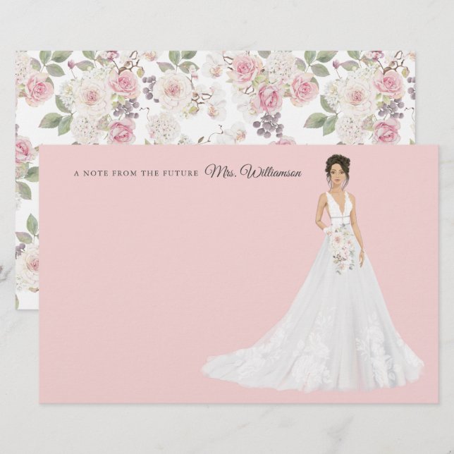 Future Mrs Bride Thank You Stationery (Front/Back)