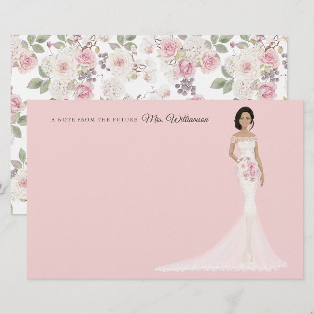 Future Mrs Bride Thank You Stationery (Front/Back)