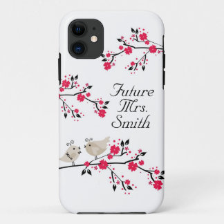 Future Mrs. Bride To Be Wedding Birds iPhone 11 Case