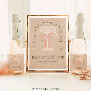 Future Mrs. Champagne Labels Bridal Shower Favours
