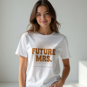 Future Mrs Custom Last Name Personalised Name T-Shirt