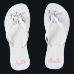 Future Mrs Customisable Jandals<br><div class="desc">Great gift idea for the bride to be.</div>