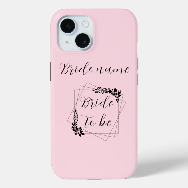 "Future Mrs. [Customisable Name]" Bride-to-Be Case-Mate iPhone Case (Back)