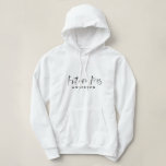 Future Mrs engagement announcement Hoodie<br><div class="desc">Future Mrs engagement announcement design. The perfect way to announce your exciting news or the perfect gift for you soon to be married friend. Part of a collection.</div>
