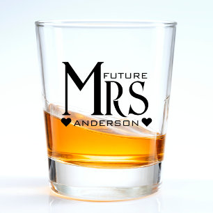 Future Mrs Fiance Engagement Party Bridal Shower Shot Glass