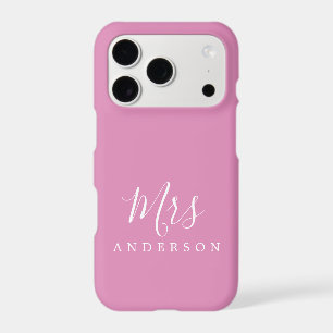 Future Mrs Fuchsia Pink Chic Script Bride