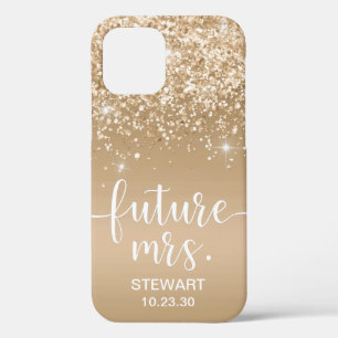 Future Mrs Gold Glitter Case-Mate iPhone Case
