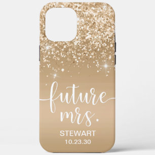 Future Mrs Gold Glitter Case-Mate iPhone Case