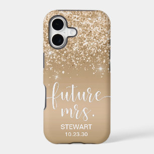 Future Mrs Gold Glitter Case-Mate iPhone Case