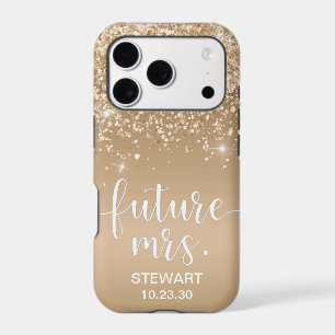 Future Mrs Gold Glitter Case-Mate iPhone Case