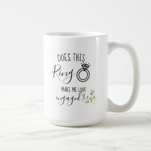 Future Mrs. Greenery Engagement Gift, Bride to Be Coffee Mug
