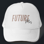 Future Mrs Hat | Bachelorette Hat - Dark Pink<br><div class="desc">// Need help customising your design? Got other ideas? Feel free to contact me at: zoe@gorjodesigns.com</div>