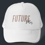 Future Mrs Hat | Bachelorette Hat - Dark Pink<br><div class="desc">// Need help customising your design? Got other ideas? Feel free to contact me at: zoe@gorjodesigns.com</div>