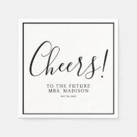 Future Mrs Minimal and Chic | Wedding Napkins