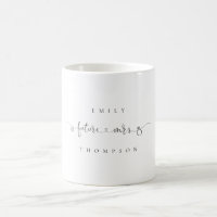 Future Mrs Name Heart Ring Bride to Be