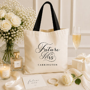 Future Mrs Personalised Bridal Wedding Tote Bag