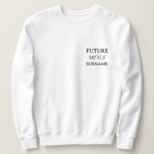 Future Mrs Personalised Name Sweatshirt