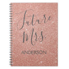 Future Mrs. Rose Gold Blush Pink Sparkle Glitter