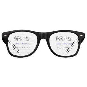 Future mrs surname bride to be purple gray name da retro sunglasses