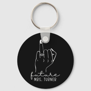 Future Mrs. Turner New Bridal To Be Fiance Bachelo Key Ring