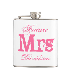 Future Mrs wedding drink flask for bride to be