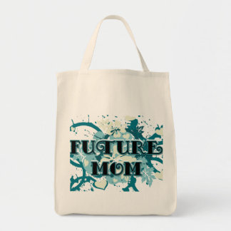 Future Mum - Hearts and Flowers Tote Bag