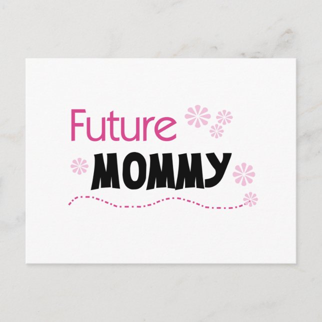 Future Mummy Tshirts and Gifts Postcard (Front)