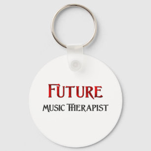 Future Music Therapist Key Ring