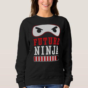 Future Ninja Mercenary Shuriken Kunai Shinobi Ninj Sweatshirt