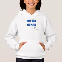 Future Nomad Deep Blue Text Girls