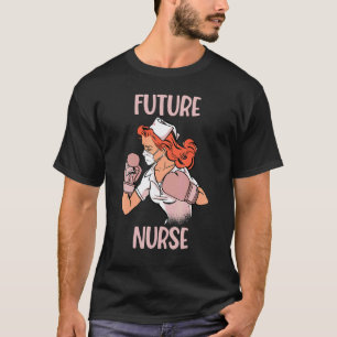Future Nurse Boxing Gloves Fighter T-Shirt